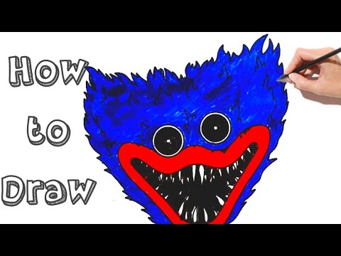 Huggy Wuggy Head Coloring Pages / How to Draw / Cartoon - On & On (feat. Daniel Levi) [NCS Release]