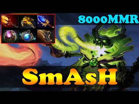 Dota 2 - SmAsH 8000 MMR Plays Pugna Vol 1 - Pub Match Gameplay!