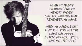 Thinking Out Loud by  Ed Sheeran LYRICS