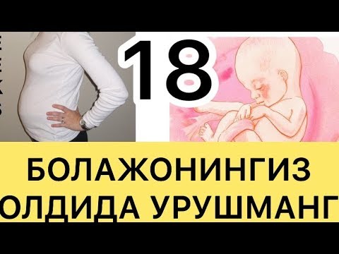 БОЛАЖОНИНГИЗ 18 ХАФТАЛИК БУЛДИ