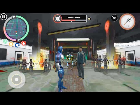 Rope Hero: Vice Town(New  Zombies Train Station)– New Version Games Kon – HD Android Gameplay