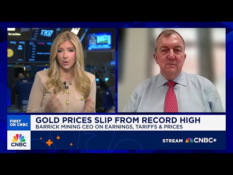 Barrick Mining CEO: There's still more upside risk on gold prices