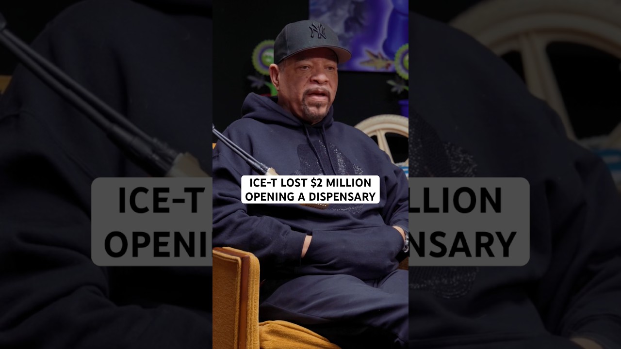 Ice-T lost $2 million opening a dispensary in New Jersey.