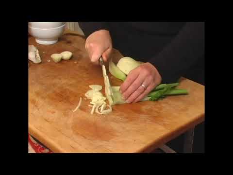 Chop Fennel for Fennel Soup