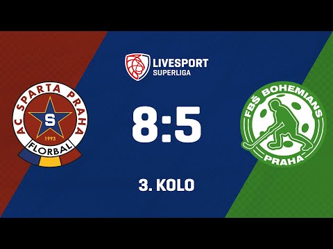 3. kolo | ACEMA Sparta Praha - FbŠ Bohemians 8:5