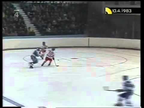 Czechoslovakia-Finland 10-April 1983 friendly ice-hockey game