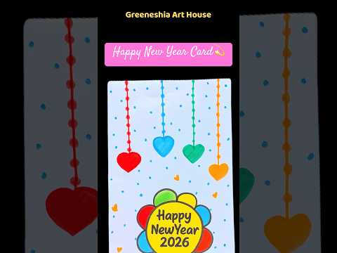 Cute Happy New Year 2026 Card #shorts #FestiveWithShorts