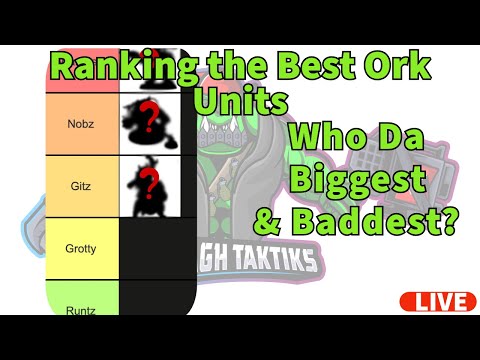 Codex Orks Tier List Best Units Ranking Every Datasheet! for Warhammer 40k 10th Edition