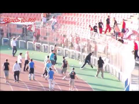 THE FIGHT OF GREEK HOOLIGANS HERCULES AGAINST OLYMPIAKOS VOLOS ULTRAS WORLD