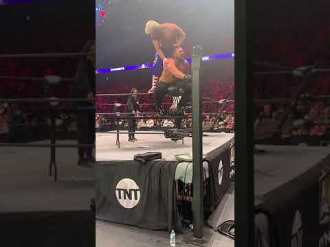 Cody Rhodes puts Andrade through a FLAMING TABLE on AEW DYNAMITE #aew #codyrhodes #aewdynamite