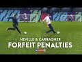 Neville & Carragher play FORFEIT Penalties (loser wears rival club's shirt) 😅