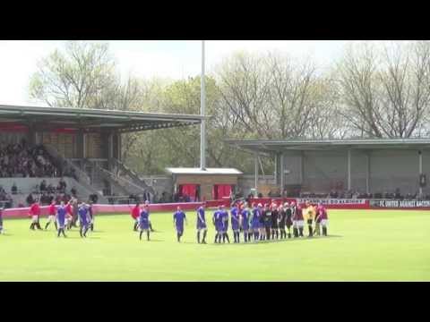 FC United 3-2 FC Invitational XI. 16 May 2015. Test event