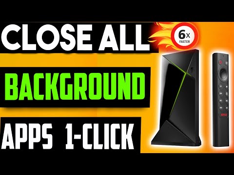 🔴CLOSE ALL BACKGROUND APPS WITH 1 CLICK (NVIDIA SHIELD)