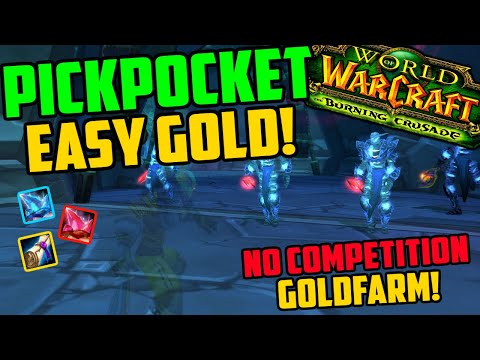 Pickpocketing For Gold - Rogue Goldfarming in TBC Classic - How Much Gold Per Hour Do You Make?