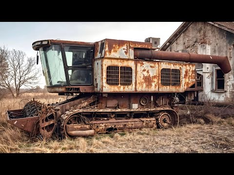 $100,000 Combine Harvester Restoration Project // Transforming Combine Engine into Super Beast