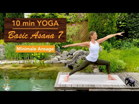 Folge 12: Basic Asana 7 - 10 Min Yoga (minimale Ansage)🧘🏻