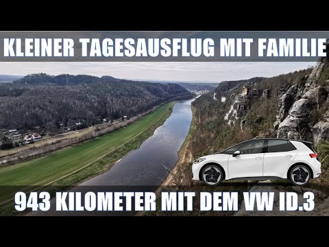 943 km mit dem ID.3 - kleiner Tagesausflug mit Familie (58-kWh-Akku)