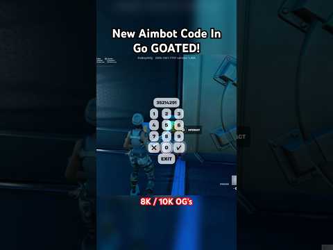 *New* Go Goated Aimbot Code 2025 #fortnite #gaming #fortnitememes