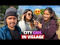 City Girl In Village
