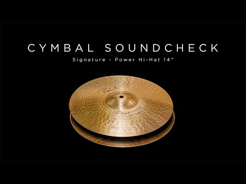 PAISTE CYMBAL SOUNDCHECK - Signature Power Hi-Hat 14"