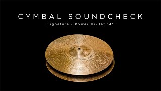 Video thumbnail for PAISTE CYMBAL SOUNDCHECK - Signature Power Hi-Hat 14" by Paiste Cymbals