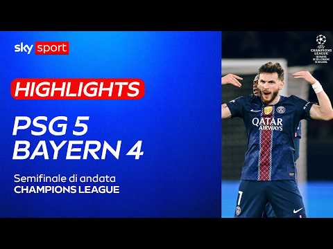 PSG-Bayern Monaco 5-4: gol e highlights | Champions League