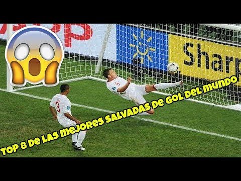 Top 8 de las mejores salvadas de gol  en la linea del mundo..!