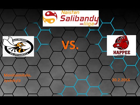 Naisten salibandyliiga: O2-Jkl - Happee, 20.2.2016