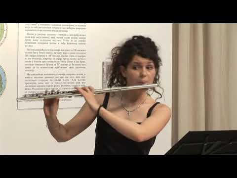 Johann Sebastian Bach, Sonata in G minor for Flute and Harpsichord BVW 1020, flute Marija Spasic