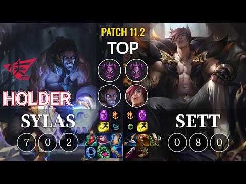 RW Holder Sylas vs Sett Top - KR Patch 11.2