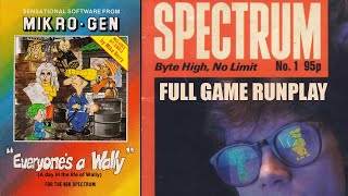 Everyone's a Wally [1985] ZX Spectrum Runplay