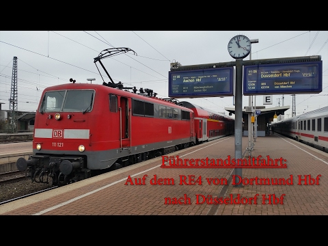 4K | Führerstandsmitfahrt auf dem RE4 ( 4/4 )  ( Dortmund - Düsseldorf )