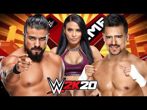 ANGEL GARZA vs ANDRADE - WINNER STAYS ZELINA VEGA | WWE 2K20