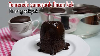 TENCEREDE YUMUŞACIK ÇİKOLATALI FİNCAN KEK/ kek tarifleri/ tatlı tarifleri / çikolatalı tarifler
