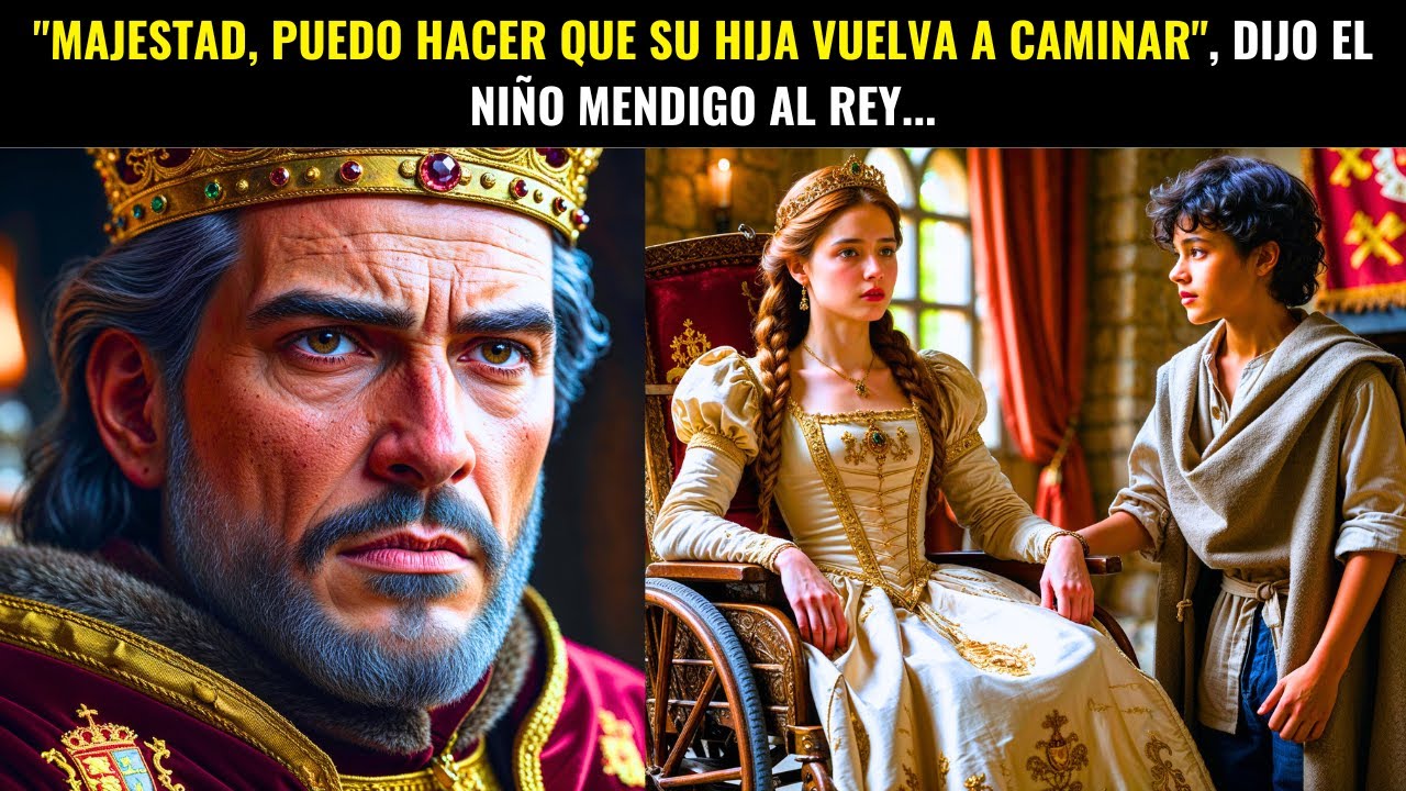 "MAJESTAD, PUEDO HACER QUE SU HIJA VUELVA A CAMINAR", DIJO EL NIÑO MENDIGO AL REY...
