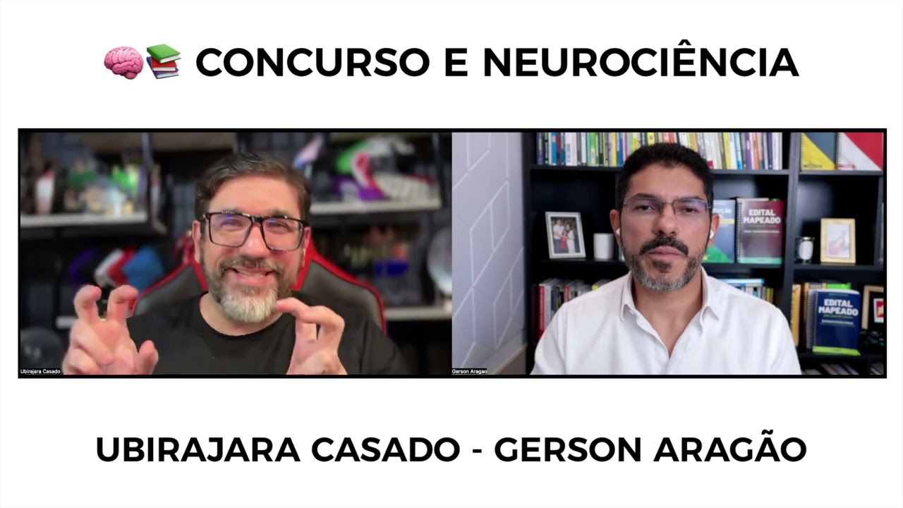 🔴😱 CONCURSO E NEUROCIÊNCIA: VOCÊ NÃO ESTÁ PREPARADO PARA ESSE BATE PAPO