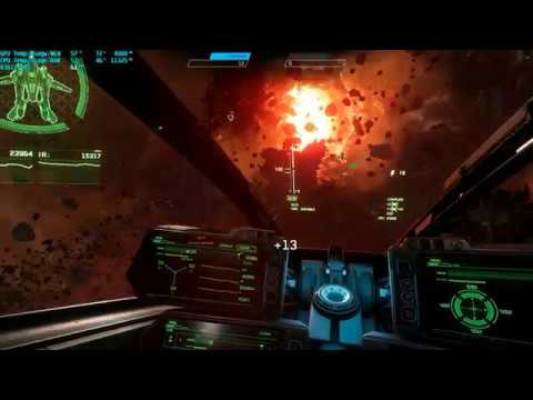 Star Citizen Alpha 3.4.1: Vanguard Warden - Pirate Swarm Performance(Wave 1-5)