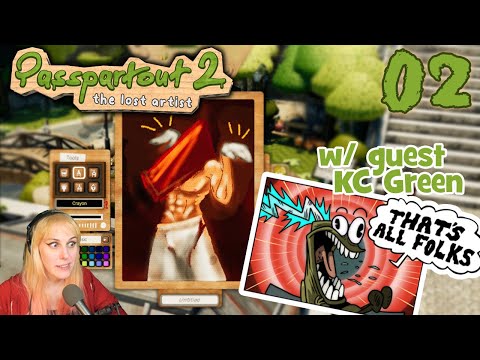 Let's Stream Passpartout 2: The Lost Artist 02 (with KC Green!) - YouTube