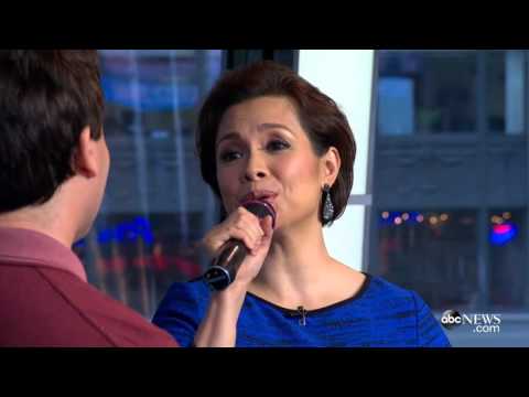 Lea Salonga and Brad Kane perform 'A Whole New World' on Good Morning America