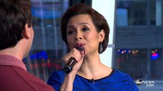 Lea Salonga and Brad Kane perform &#39;A Whole New World&#39; on Good Morning America