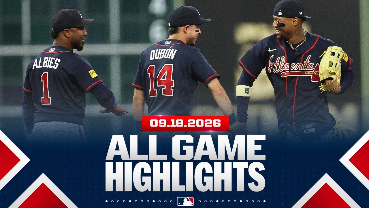 Highlights from ALL GAMES on 9/18 (Braves clinch a postseason spot, Tigers' EPIC comeback & MORE!)