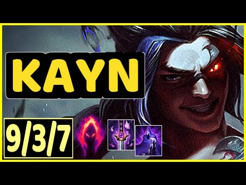 KAYN VS LILLIA - 9/3/7 KDA JUNGLE GAMEPLAY