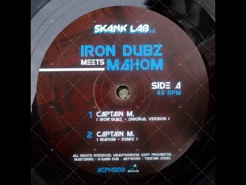 SKANK LAB #6 - ACPH008 - Iron Dubz Meets Mahom - Captain M + Remix (12inch)