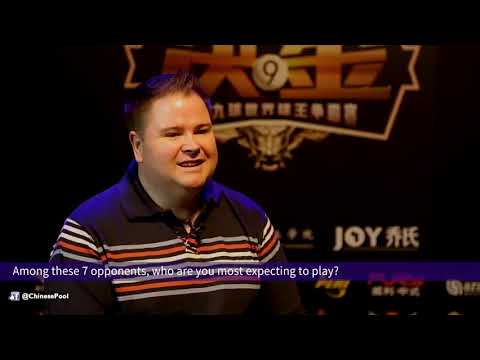 Jason Theron - Interview - Duel King Chinese 9-Ball Masters Challengers