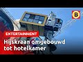 Slapen op hoog niveau in oude hijskraan | Omroep Brabant