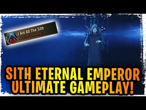 Sith Eternal Emperor Palpatine ULTIMATE Gameplay! I AM ALL THE SITH and UNLIMITED POWER!