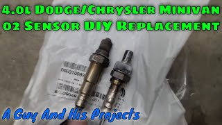 Dodge Chrysler 4.0l o2 Sensor Replacement P0133 o2 Sensor Circuit Slow Response