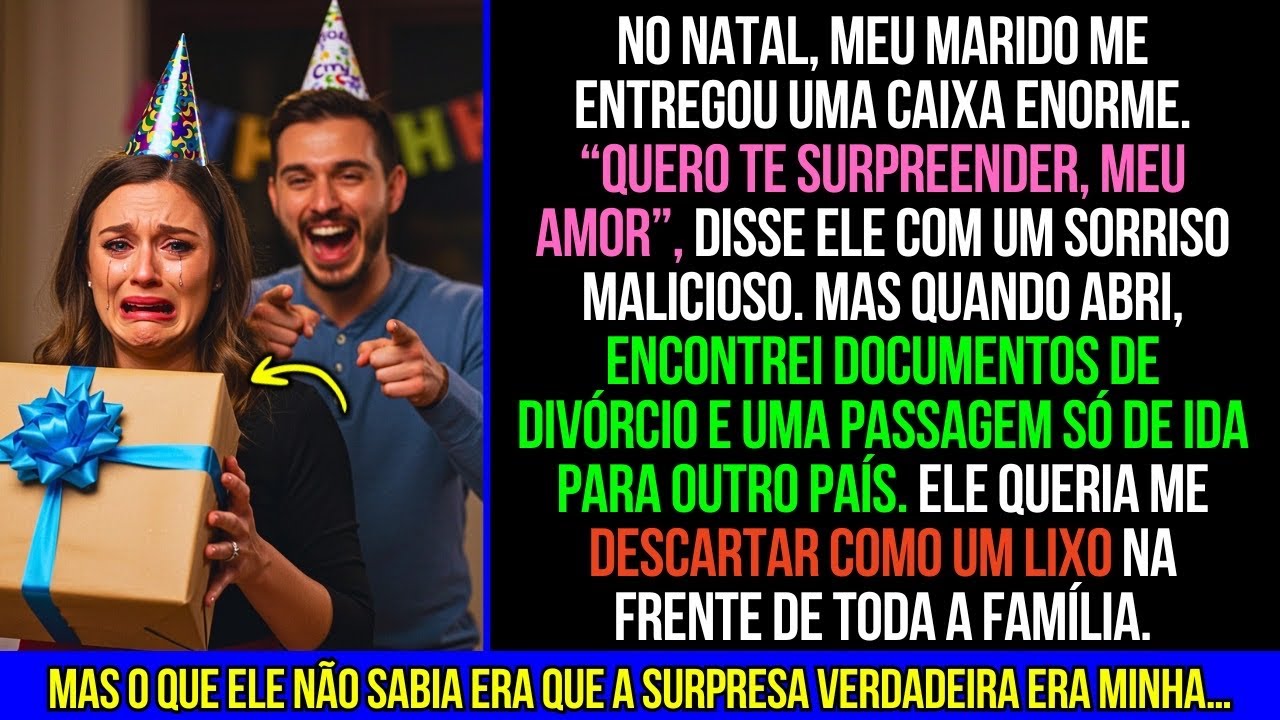 No Natal, Meu Marido me Entregou Uma Caixa Enorme, e não Acreditei Que Dentro Tinha um...
