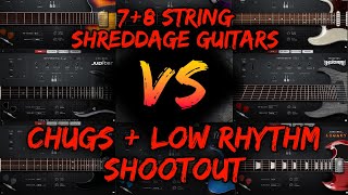 Video thumbnail for Shreddage 3 Guitars Compared: Chugs & Low Rhythm by Impact Soundworks LLC