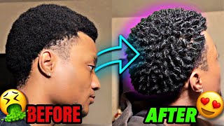 HOW TO GET/START FREEFORM DREADS WITH EXTREMLY SHORT HAIR IN 10 MINUTES!!!